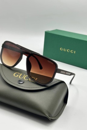 Gucci Kahverengi İthal Erkek Güneş Gözlük G3477-VLLZ