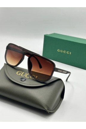 Gucci Kahverengi İthal Erkek Güneş Gözlük G3477-VLLZ