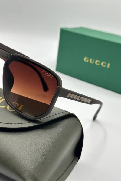 Gucci Kahverengi İthal Erkek Güneş Gözlük G3477-VLLZ