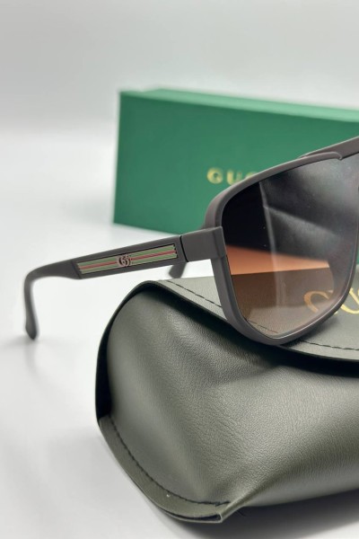Gucci Kahverengi İthal Erkek Güneş Gözlük G3477-VLLZ