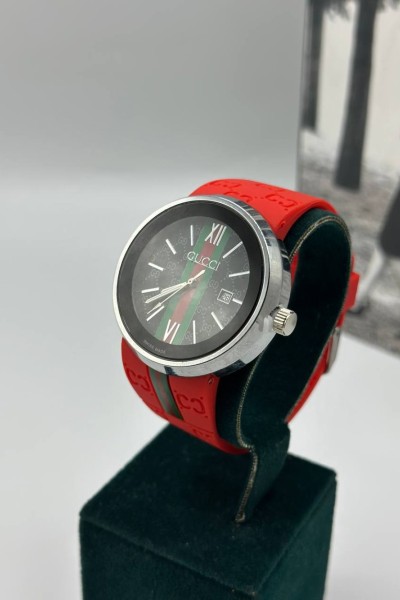 Gucci Kırmızı Unisex Kol Saat S765