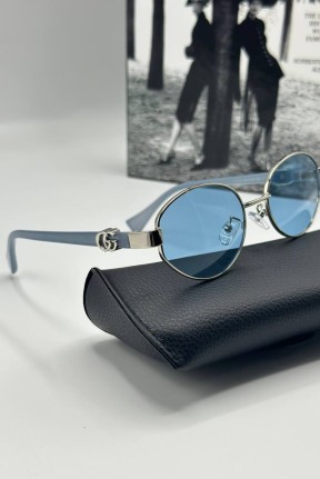 Gucci Mavi İthal Unisex Güneş Gözlüğü G3056-VLL Gucci Mavi İthal Unisex Güneş Gözlüğü G3056-VLL