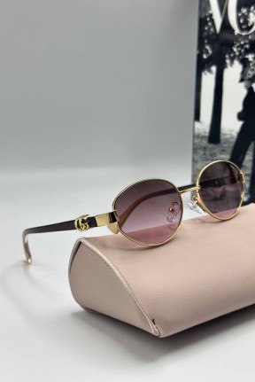 Gucci Pembe İthal Kadın Güneş Gözlüğü G3060-VLL Gucci Pembe İthal Kadın Güneş Gözlüğü G3060-VLL