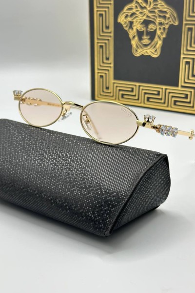 Gucci Pembe Taşlı İthal Kadın Gözlük G3266-VLL