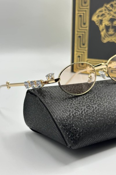 Gucci Pembe Taşlı İthal Kadın Gözlük G3266-VLL
