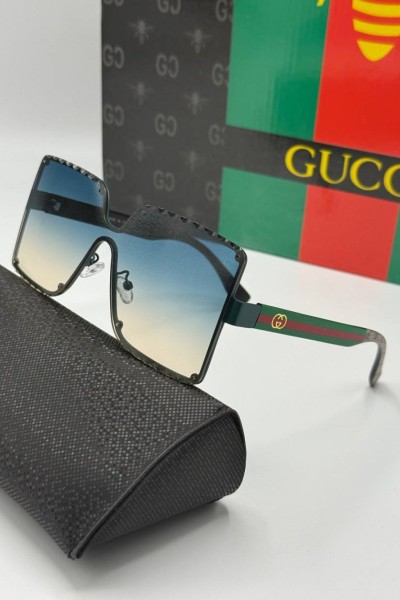 Gucci Renkli Cam İthal Kadın Güneş Gözlüğü G1909 Gucci Renkli Cam İthal Kadın Güneş Gözlüğü G1909
