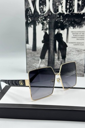 Gucci Siyah İthal Kadın Güneş Gözlüğü G1827-VLL Gucci Siyah İthal Kadın Güneş Gözlüğü G1827-VLL