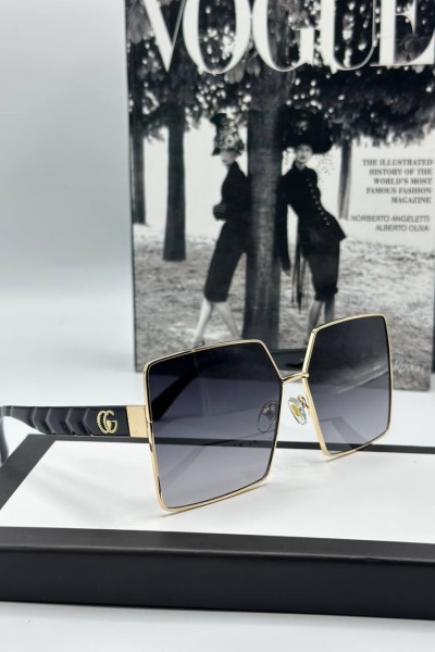 Gucci Siyah İthal Kadın Güneş Gözlüğü G1827-VLL Gucci Siyah İthal Kadın Güneş Gözlüğü G1827-VLL