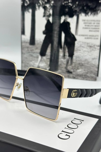 Gucci Siyah İthal Kadın Güneş Gözlüğü G1827-VLL Gucci Siyah İthal Kadın Güneş Gözlüğü G1827-VLL