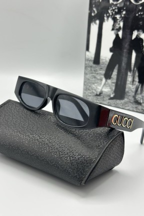 Gucci Yeni Sezon Siyah  Unisex Güneş Gözlüğü G2020-VLL