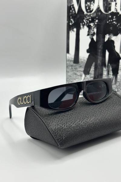 Gucci Yeni Sezon Siyah  Unisex Güneş Gözlüğü G2020-VLL