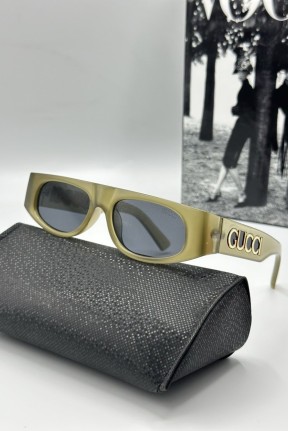 Gucci Yeni Sezon Yeşil Unisex Güneş Gözlüğü G2021-VLL