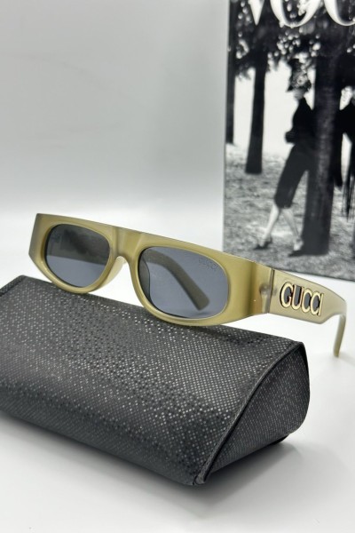 Gucci Yeni Sezon Yeşil Unisex Güneş Gözlüğü G2021-VLL