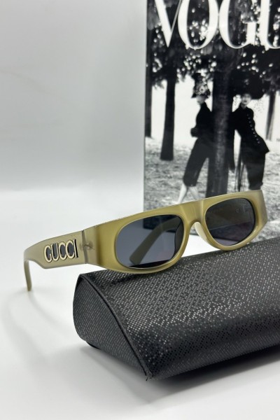 Gucci Yeni Sezon Yeşil Unisex Güneş Gözlüğü G2021-VLL