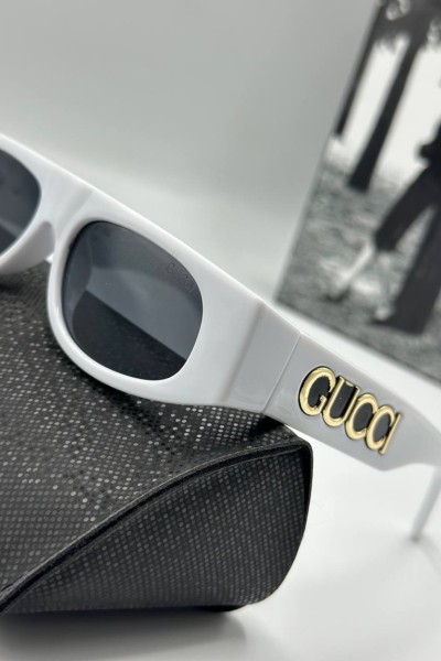 Gucci Yeni Sezon Beyaz Unisex Güneş Gözlüğü G2039-VLL