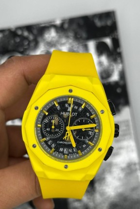 Hublot Classic Fusion Sarı Erkek Kol Saati S551 Hublot Classic Fusion Sarı Erkek Kol Saati S551