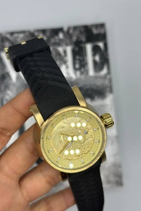 Invicta Yakuza Siyah-Gold Kadran Erkek Kol Saat | S831-VLL Invicta Yakuza Siyah-Gold Kadran Erkek Kol Saat | S831-VLL