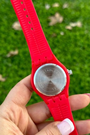 Lacoate Kırmızı Unisex Saat S186 Lacoate Kırmızı Unisex Saat S186