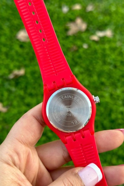 Lacoate Kırmızı Unisex Saat S186 Lacoate Kırmızı Unisex Saat S186