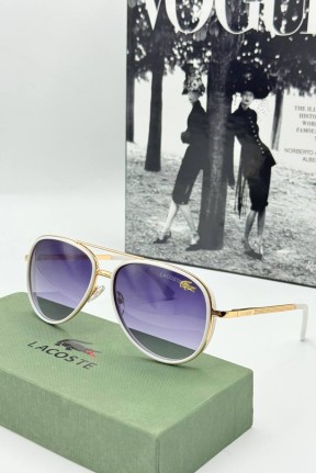 Lacoste Beyaz  Unisex Güneş Gözlüğü  G1894-VLL