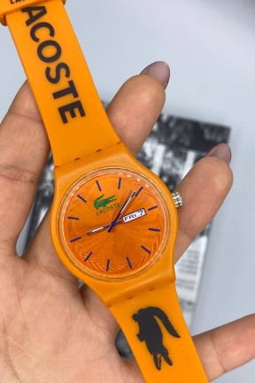 Lacoste Turuncu Unisex Saat S148 Lacoste Turuncu Unisex Saat S148