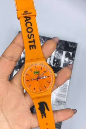 Lacoste Turuncu Unisex Saat S148 Lacoste Turuncu Unisex Saat S148