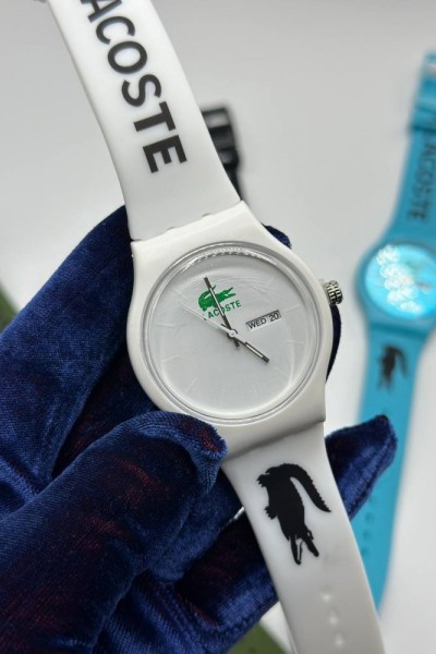 Lacoste Yazılı Beyaz Unisex  Saat  S339