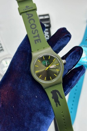 Lacoste Yazılı Yeşil Unisex Saat S340 Lacoste Yazılı Yeşil Unisex Saat S340
