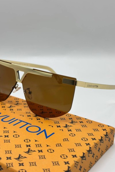 Louis Vuitton Kahverengi Erkek Güneş Gözlüğü  G3174-UCZ