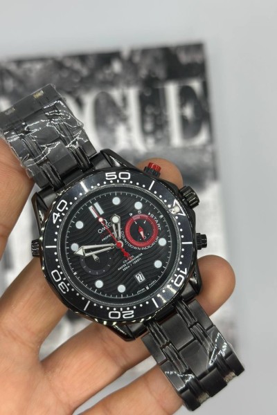 Omega Crono Siyah Erkek Kol Saat S829