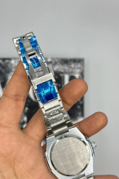 Patek Philippe Gümüş Mavi Kadran Erkek S814-VLL