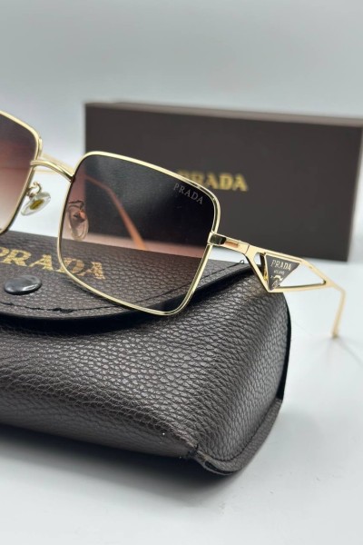 Prada Kahverengi İthal Erkek Güneş Gözlük G3359-VLLZ