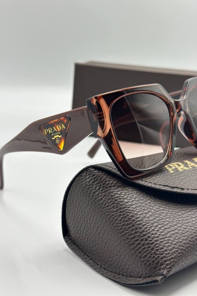 Prada Milano Kahverengi Kadın Güneş Gözlüğü G3330-VLLZ