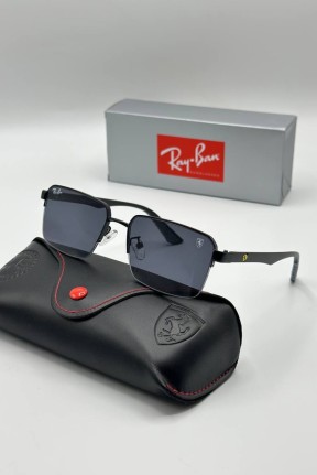 Rayban Ferrari Siyah Unisex Güneş Gözlük G3228-VLL