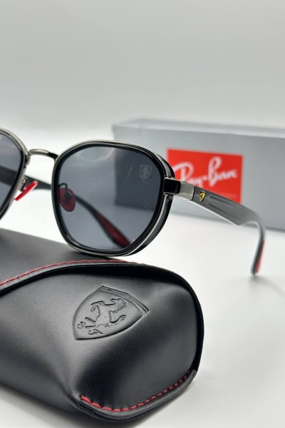 Rayban Ferrari Gümüş Çerçeve İthal Unisex Gözlük G3305-ILY Rayban Ferrari Gümüş Çerçeve İthal Unisex Gözlük G3305-ILY