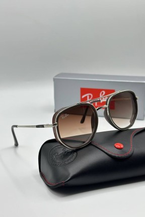 Rayban Kahve-Gümüş İthal Unisex Gözlük G3262-VLL