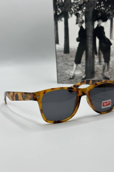 Rayban Leopar Desenli İthal Unisex Güneş Gözlüğü G1624-VLL Rayban Leopar Desenli İthal Unisex Güneş Gözlüğü G1624-VLL