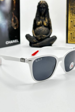 Rayban Polarize Beyaz İthal Unisex Güneş Gözlüğü  G1121-VLL