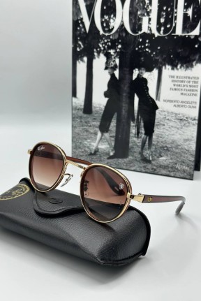 Rayban Round Kahverengi Unisex Güneş Gözlüğü  G1882-VLL