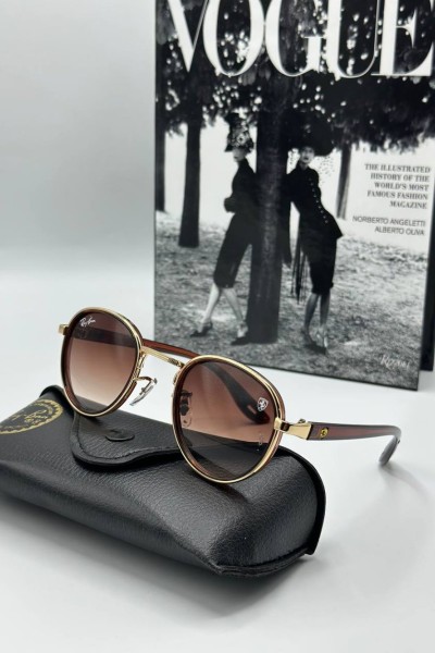Rayban Round Kahverengi Unisex Güneş Gözlüğü G1882-VLL Rayban Round Kahverengi Unisex Güneş Gözlüğü G1882-VLL