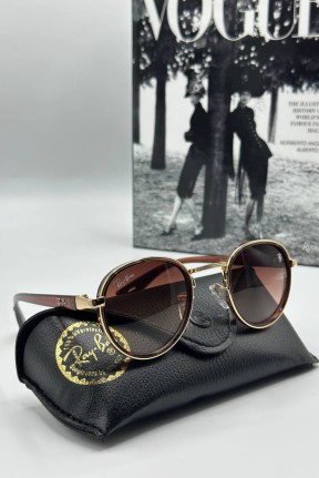 Rayban Round Kahverengi Unisex Güneş Gözlüğü  G1882-VLL