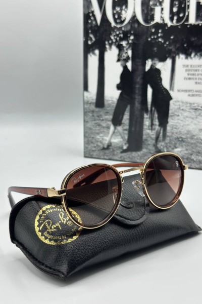 Rayban Round Kahverengi Unisex Güneş Gözlüğü G1882-VLL Rayban Round Kahverengi Unisex Güneş Gözlüğü G1882-VLL