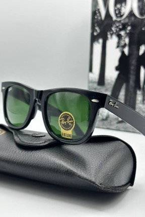 Rayban Wayfarer 2140 Yeşil Cam Unisex Gözlük  G1874-VLL