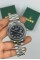 Rolex DateJust Taşlı Gümüş Erkek Kol Saat S813-VLL