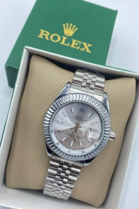 Rolex Datejust Gümüş Unisex Kol Saati S598 Rolex Datejust Gümüş Unisex Kol Saati S598