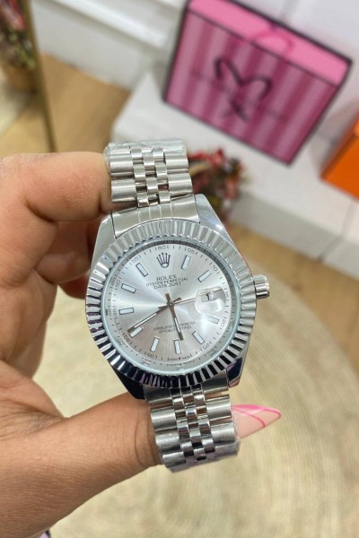 Rolex Datejust Gümüş Unisex Kol Saati  S598