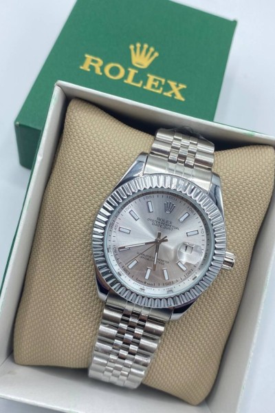 Rolex Datejust Gümüş Unisex Kol Saati  S598