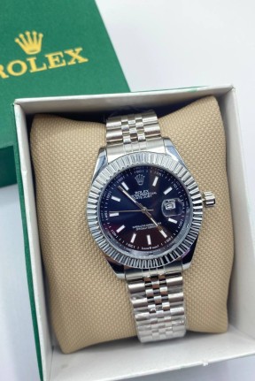 Rolex Datejust Gümüş Unisex Kol Saati S599 Rolex Datejust Gümüş Unisex Kol Saati S599
