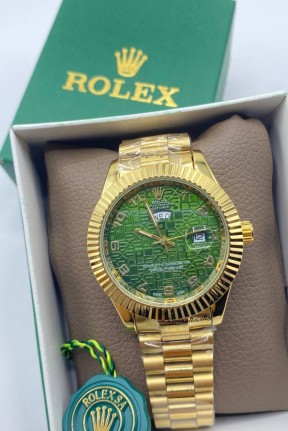 Rolex Day-Date Gold -Yeşil Kadran Erkek Kol Saati S625 Rolex Day-Date Gold -Yeşil Kadran Erkek Kol Saati S625