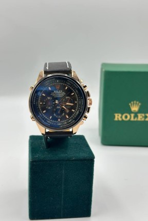 Rolex Deri Kordon Erkek Kol Saat S778 Rolex Deri Kordon Erkek Kol Saat S778